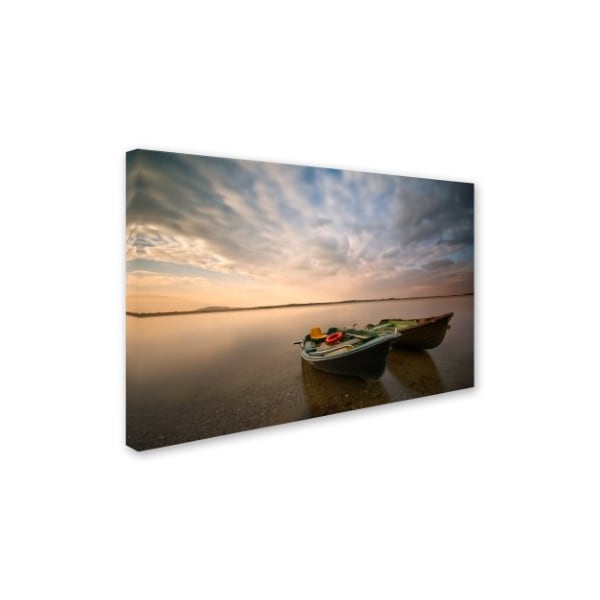 Piotr Krol 'Boats' Canvas Art,30x47